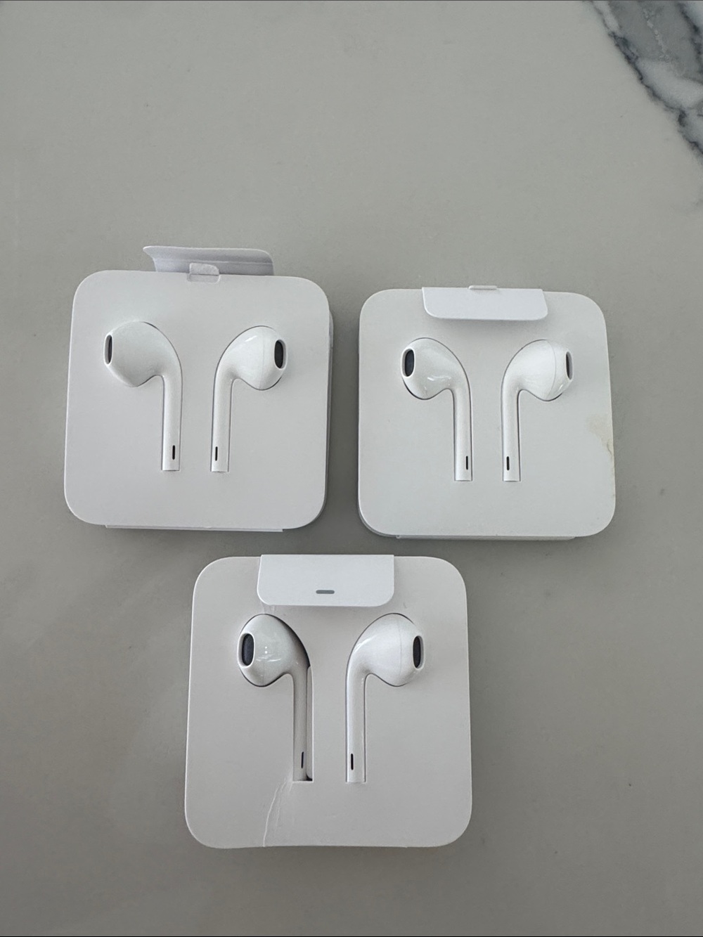 3 pairs brand new Apple earbuds